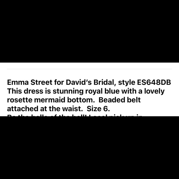 Formal Evening Dress Prom Gown size 6 - Picture 5 of 5